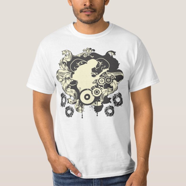T-shirt Música da guitarra (Frente)