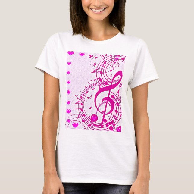 T-shirt Música do amor_ (Frente)