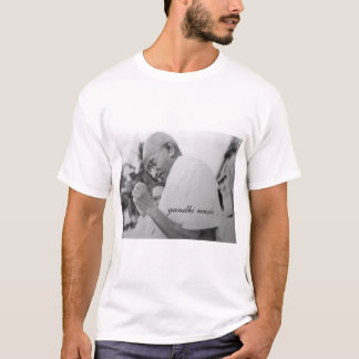 T-shirt música do gandhi