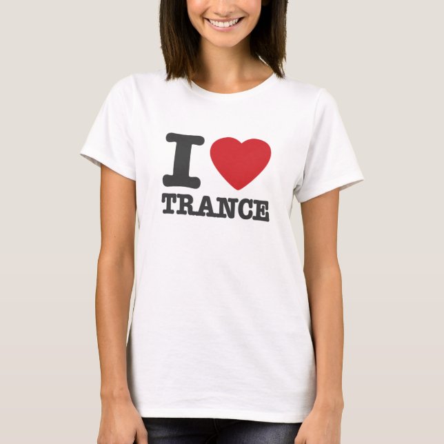 T-shirt Música do Trance (Frente)