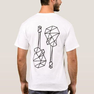 T-shirt Música geométrica legal e moderna