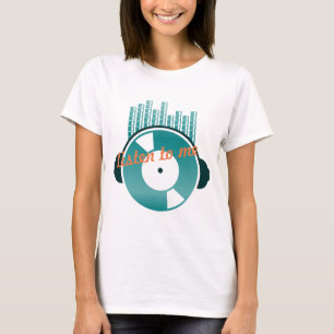 T-shirt Música - me escute