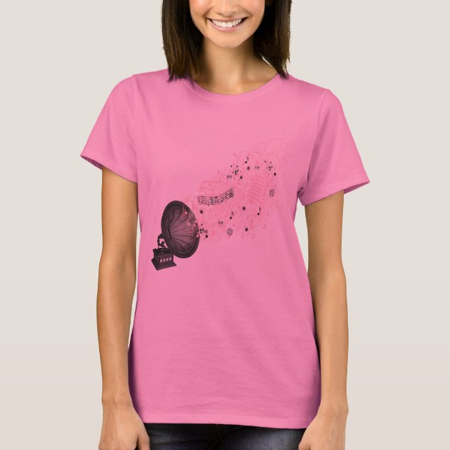 T-shirt música retrô (Frente)