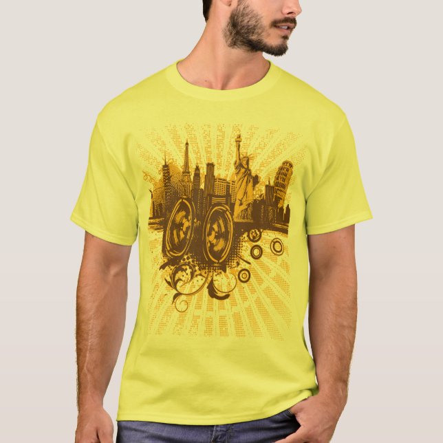 t-shirt musical urbana (Frente)