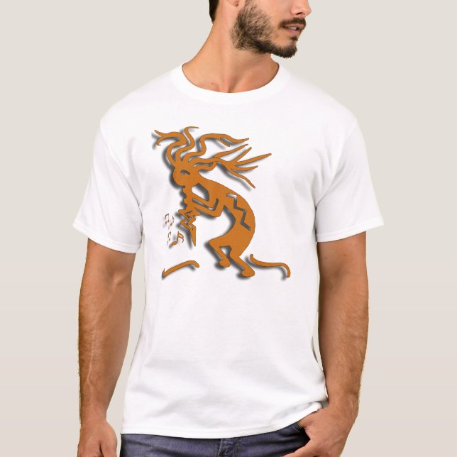 T-shirt Músico de Kokopelli (Frente)
