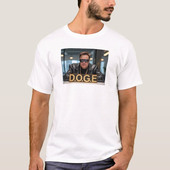 t-shirt Musk MAGA DOGE (Frente)
