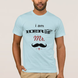 T-shirt MUSTACHE Eu sou o seu Sr. Photo Props