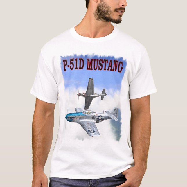 T-SHIRT MUSTANG P-51 (Frente)