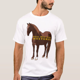 T-shirt Mustang reais do passeio dos homens