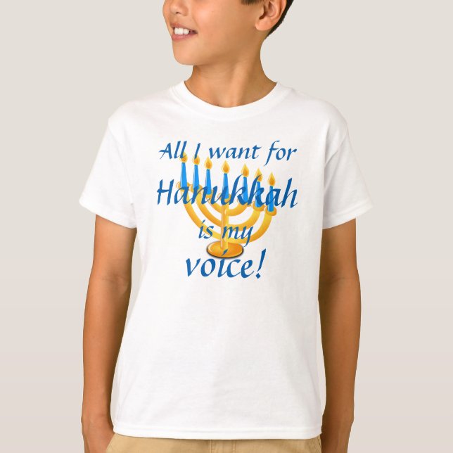 T-shirt Mutismo Seletivo Hanukkah (Frente)