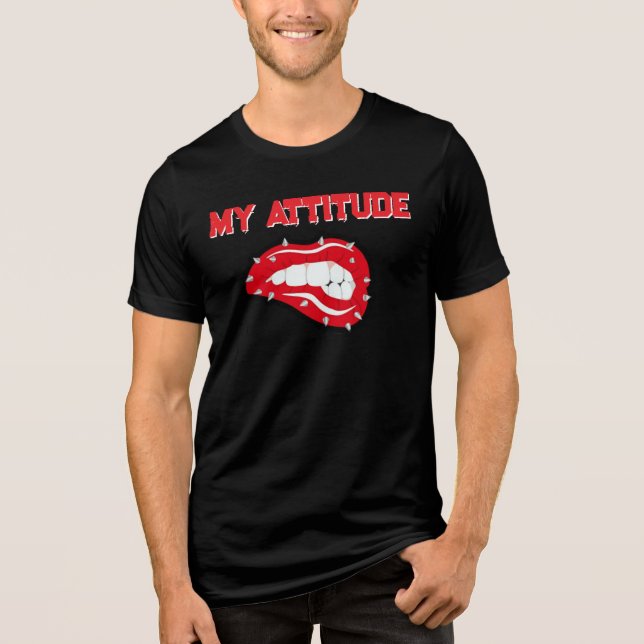 T-Shirt My attitude  (Frente)