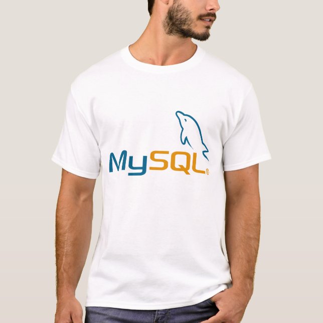 T-shirt MySQL oficial Merch (Frente)
