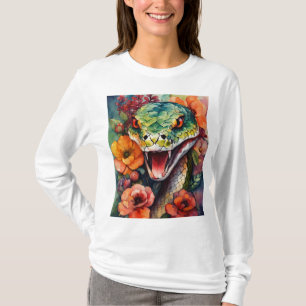 T-Shirt Mystical Cobra Charm - Bruxa Cobra Vestida