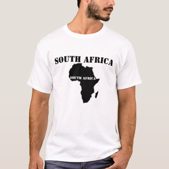 T-SHIRT N.º 1, ÁFRICA DO SUL, CAMISAS-T (Frente)