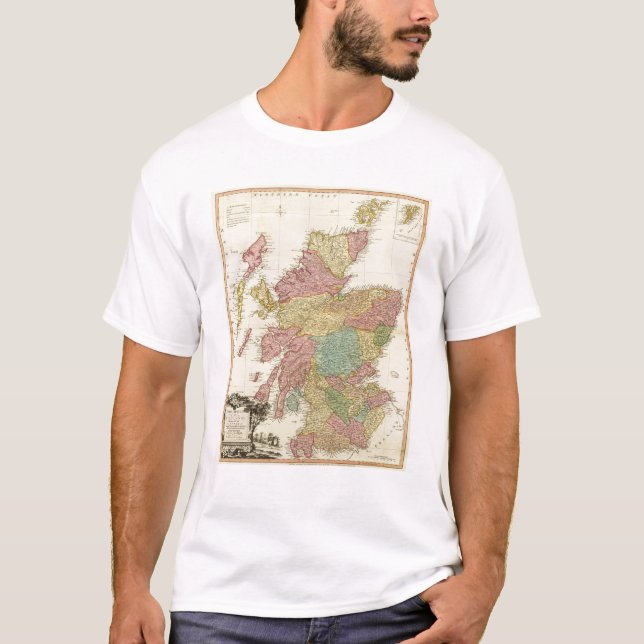 T-shirt N Grâ Bretanha, Scotland (Frente)