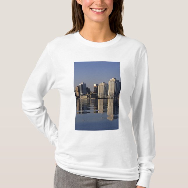 T-shirt NA, Canadá, Nova Escócia, Halifax. Fax (Frente)