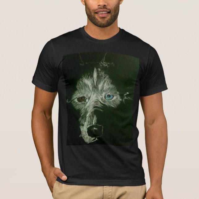 T-shirt na escuridão (Frente)