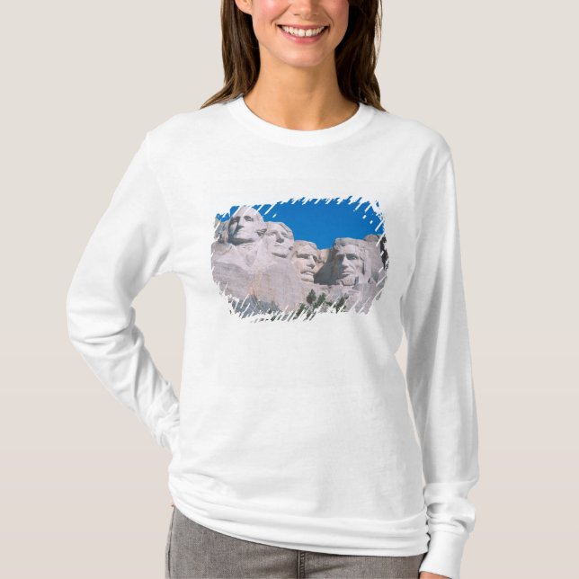 T-shirt NA, EUA, SD, Monte Rushmore. (Frente)