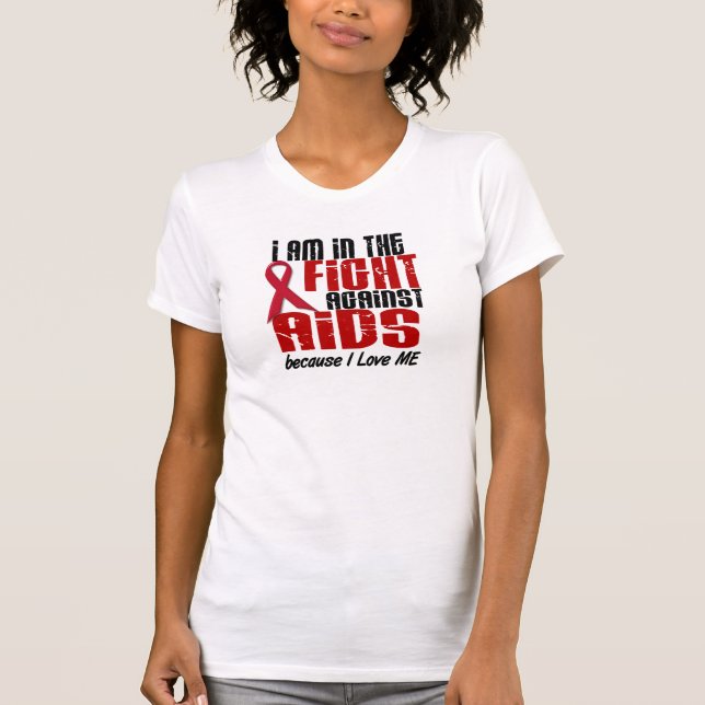 T-shirt Na luta contra o AIDS (Frente)
