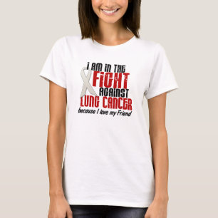 T-shirt Na Luta Contra O Cancer Pulmonar