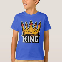 T-Shirt na moda King Crown