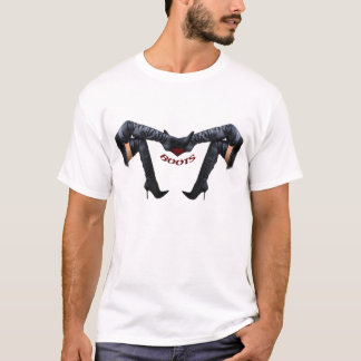 T-shirt Na moda Stiletto Boot Art