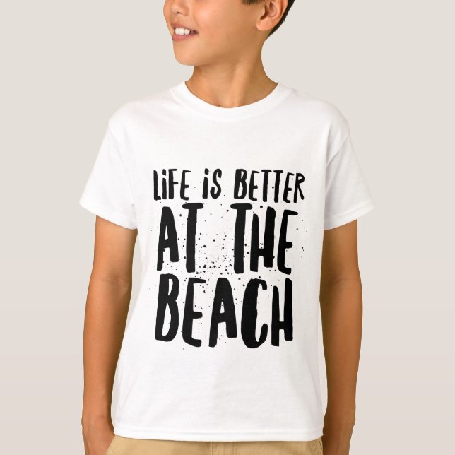 T-shirt Na Praia (Frente)