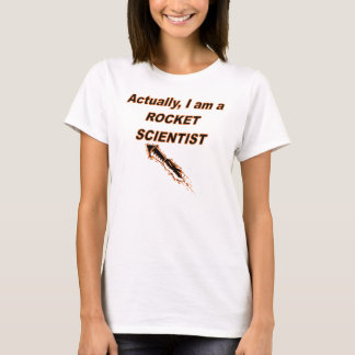 T-shirt Na Verdade Sou Um Cientista De Foguetes