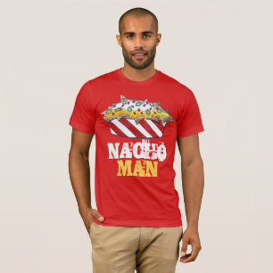 T-shirt NACHO MAN Cheese Nachos Funny Foodie Tee