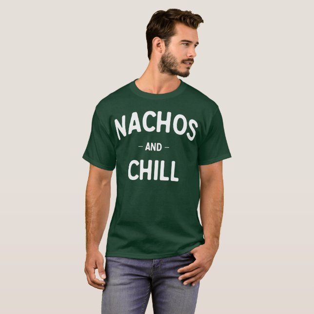 T-shirt Nachos e frio (Frente Completa)