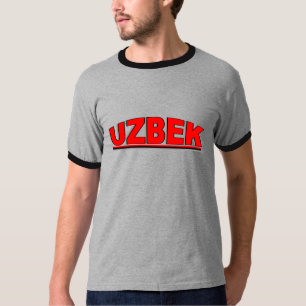 T-shirt Nacionalidades - "Uzbeque "
