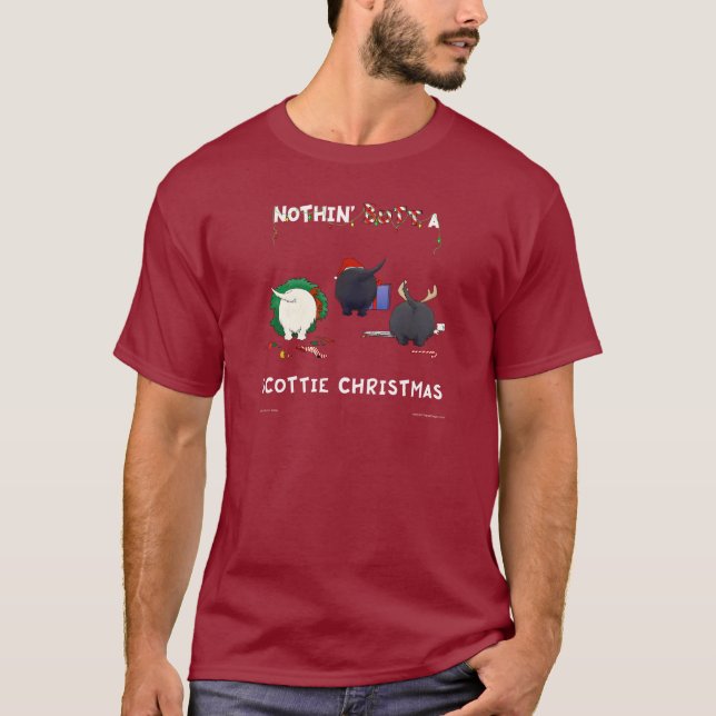 T-shirt Nada de Bumbum de Natal (Frente)