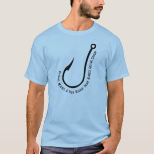 T-shirt Nada faz um peixe mais grande