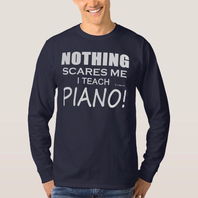 T-shirt Nada Me Assusta Piano (Frente)