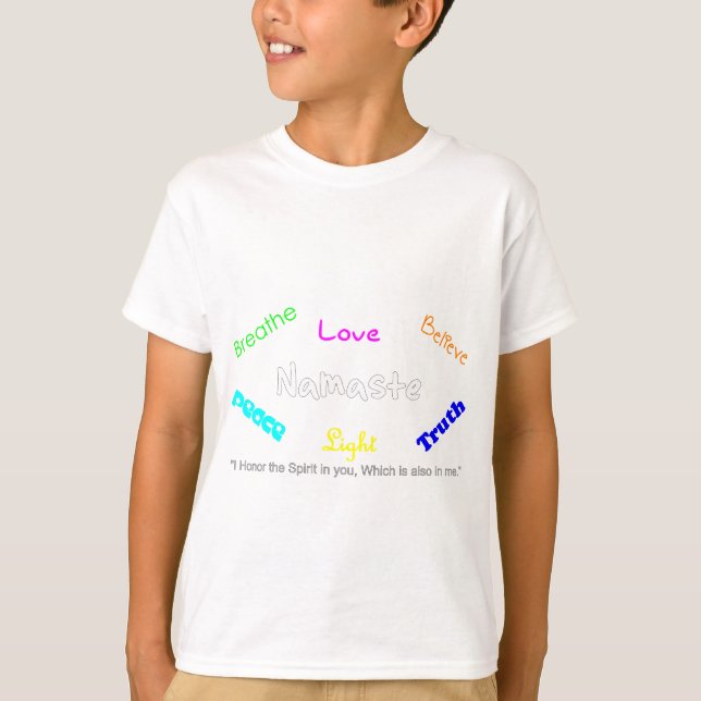 T-shirt namaste (Frente)