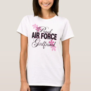 T-shirt Namorada orgulhoso da força aérea