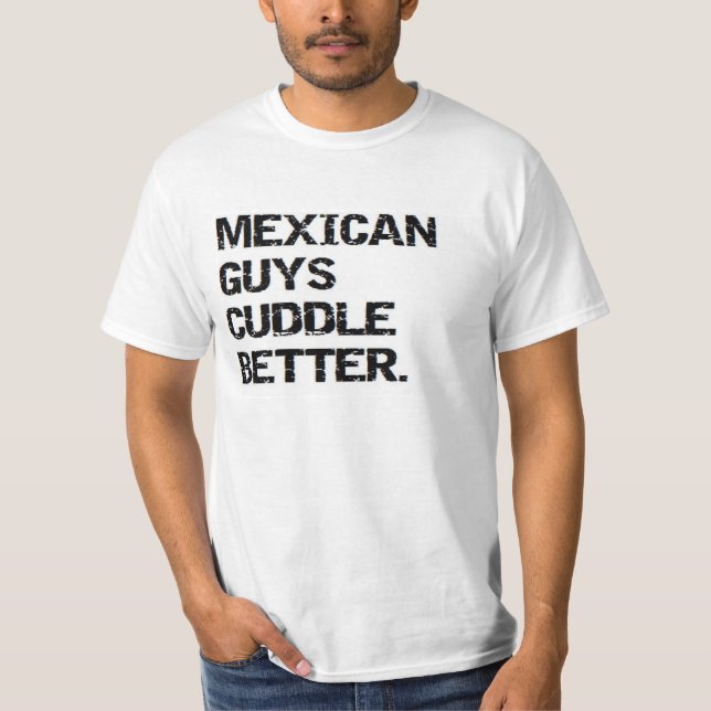 T-shirt namorados: as caras mexicanas afagam melhor (Frente)