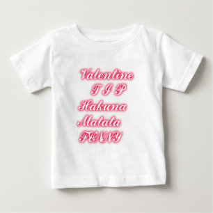 T-shirt Namorados: Hakuna Matata Engraçado Texto de Arte I