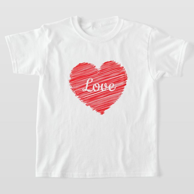 T-Shirt namorados Heart Girls (Postura )
