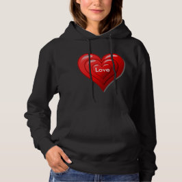 T-shirt Namorados Red Heart Sweatshirt