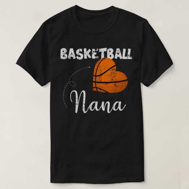 T-Shirt Nana de Basquete de Belo Copo (Frente do Design)