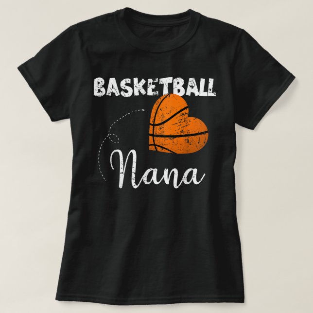 T-Shirt Nana de Basquete de Belo Copo (Frente do Design)