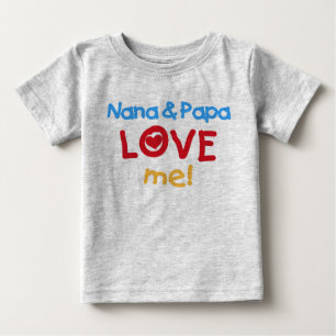 T-shirt Nana e a papá amam-me