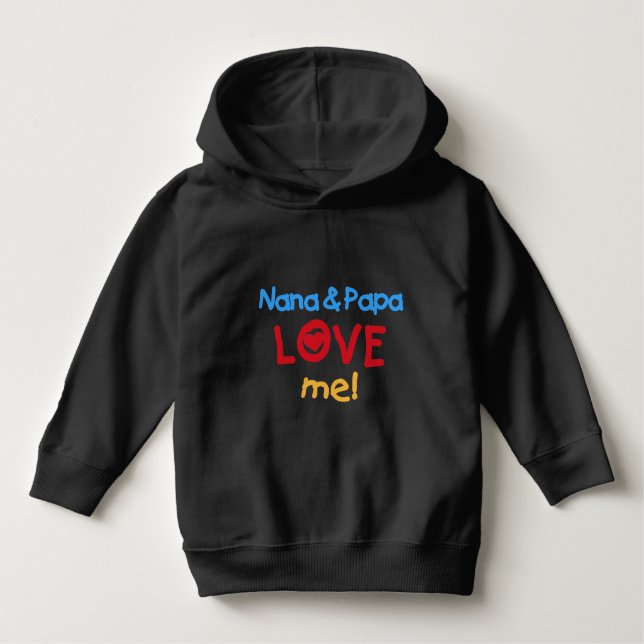 T-shirt Nana e papai me amam (Frente)