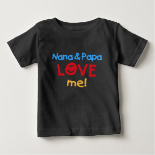T-shirt Nana e papai me amam