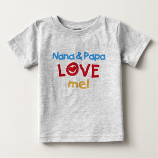 T-shirt Nana e papai me amam