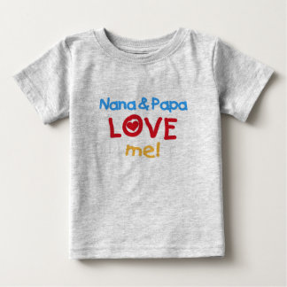 T-shirt Nana e papai me amam