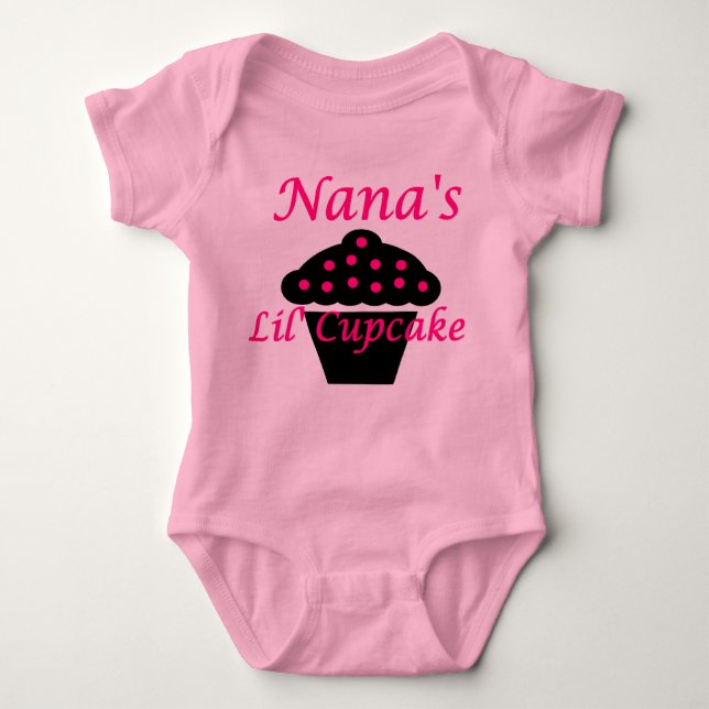 T-shirt Nana's Lil Cupcake (Frente)