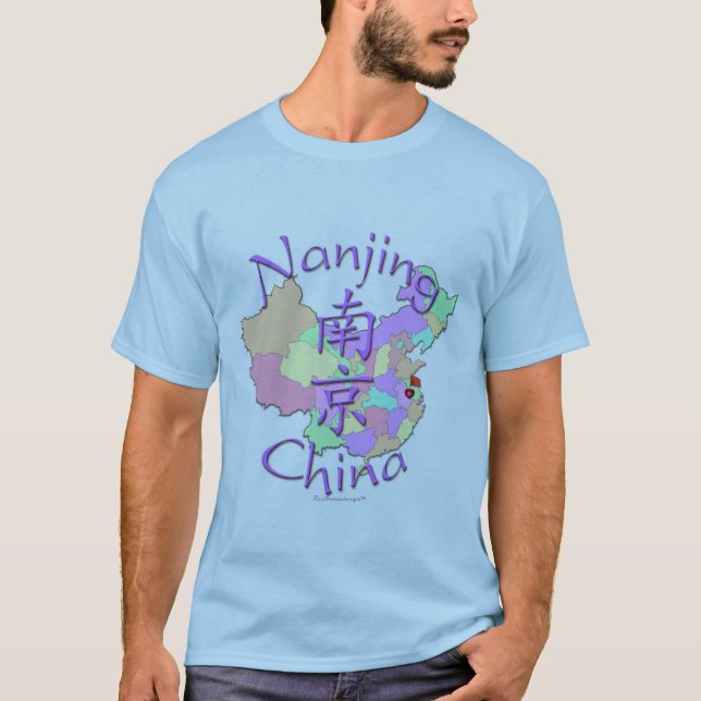 T-shirt Nanjing China (Frente)