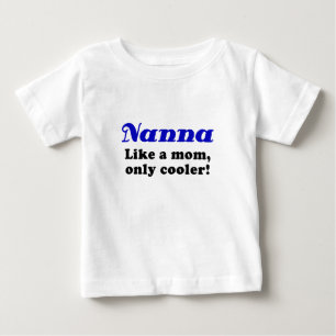 T-shirt Nanna gosta de uma mamã somente mais fresca